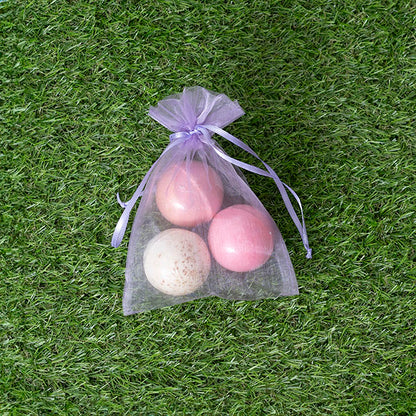 Organza Gift Bomboniere Bag Med Lavender Pk10 (12.5x17cmH)