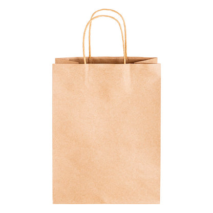Kraft Paper Bag Shopper Large Brown Pk10 (240Wx120Gx355mmH)
