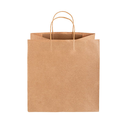 Kraft Paper Bag Takeaway Med Brown Pk10 (305Wx175Gx305mmH)