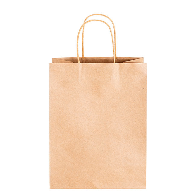 Kraft Paper Bag Shopper XL Brown Pk10 (320Wx110Gx420mmH)