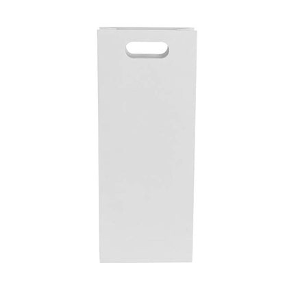 Two Bottle Kraft Wine Bag Pack 5 White (17Wx9Gx42cmH)