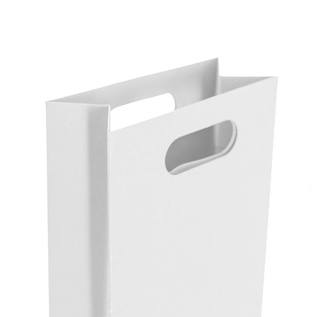 Two Bottle Kraft Wine Bag Pack 5 White (17Wx9Gx42cmH)