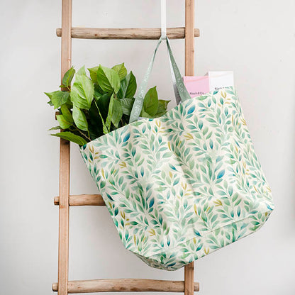 Koch Reusable PP Woven Bag 36L Leaves (62Wx18Gx43cmH)