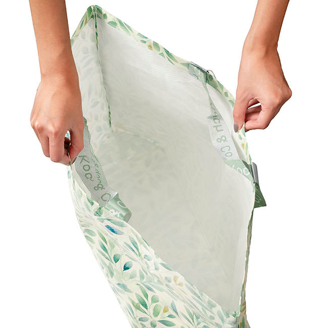 Koch Reusable PP Woven Bag 36L Leaves (62Wx18Gx43cmH)