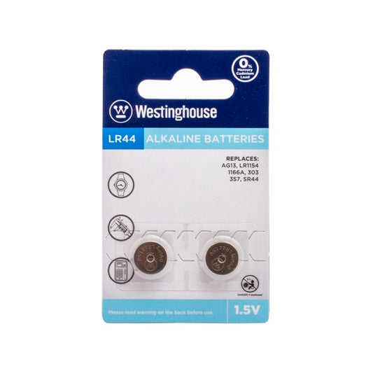 Battery 1.5V Button Cell LR44 Alkaline Pack 2