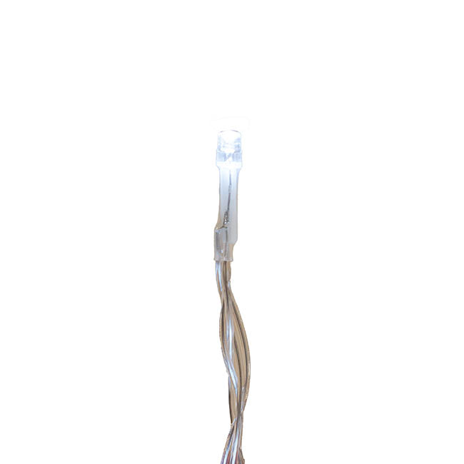 LED Fairy Lights 30Lights 3m Clear Cord 3xAA White
