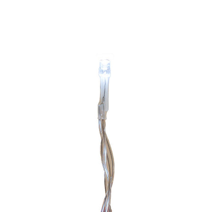 LED Fairy Lights 30Lights 3m Clear Cord 3xAA White