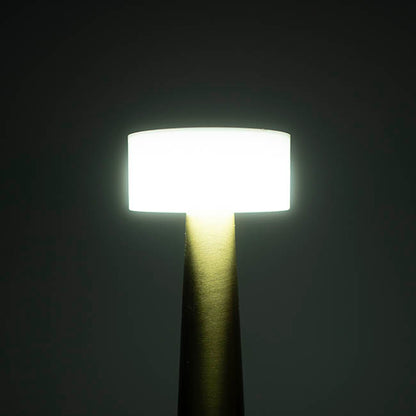 Cordless Designer LED Table Lamp Gold (21cmH)