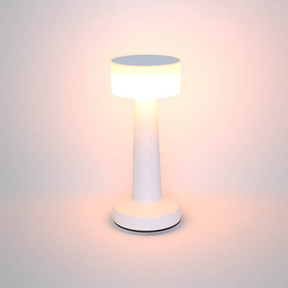 Cordless Designer LED Table Lamp Matte White (21cmH)