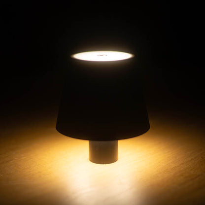 Wireless LED Bottle Lamp Black (11x13.5cmH)