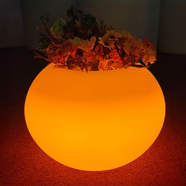 LED Waterproof Fish Bowl Planter (35cmDx24cmH)