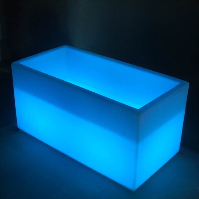 LED Waterproof Outdoor Rectangle Planter (120x40x40cmH)