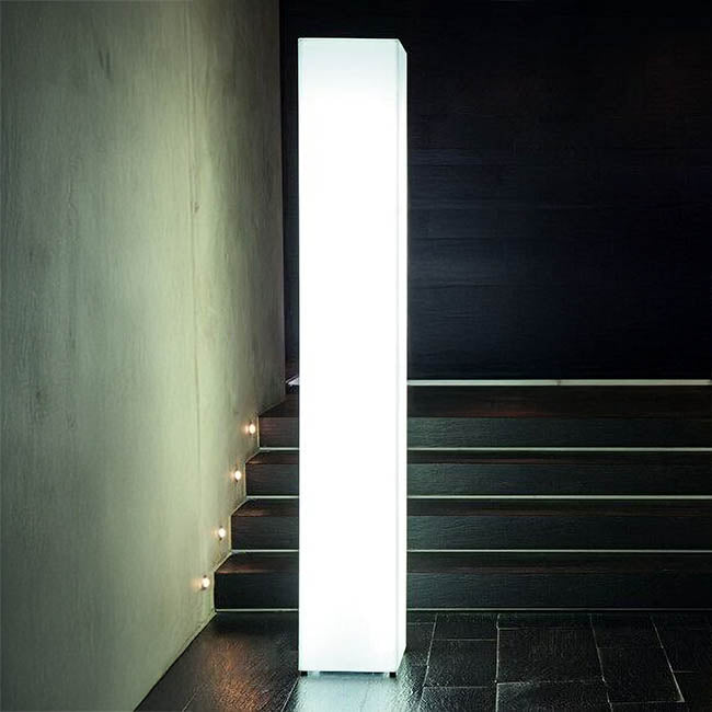 Event LED Remote Tall Square Pillar (30x30x150cmH)