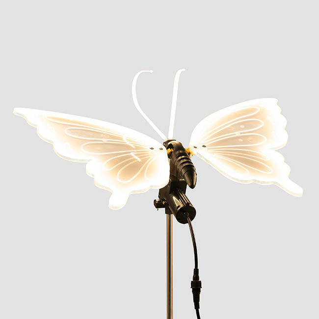 Large Luminous Butterfly LED Event Decor (39x60x34cm)