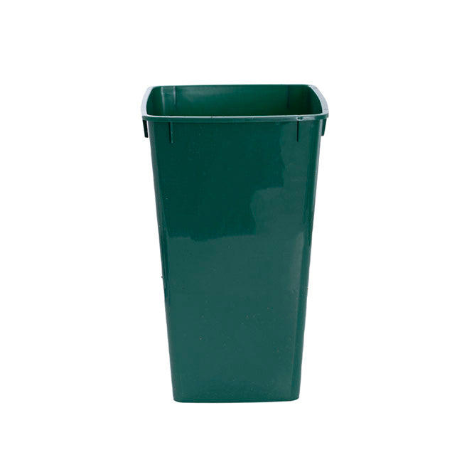 Display Flower Bucket Plastic Square 4L Green (16x16x26cmH)