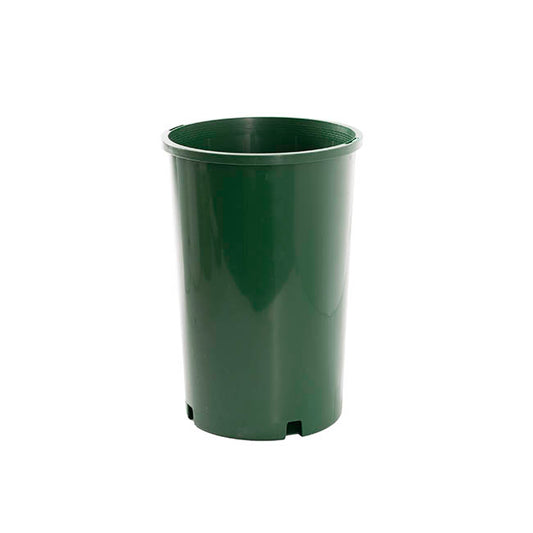 Nursery Planter Pot Plastic Round 4L Green (16.5Dx24cmH)