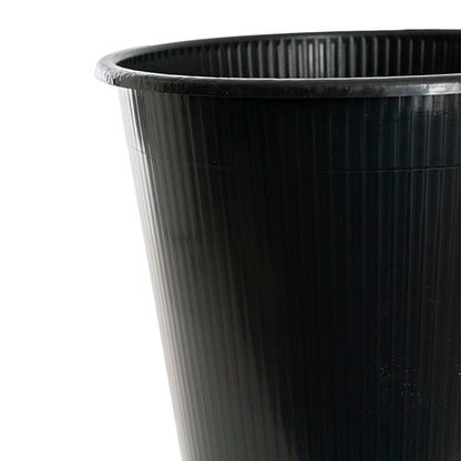 Dutch Flower Bucket Plastic Round 13L Black (28Dx33cmH)