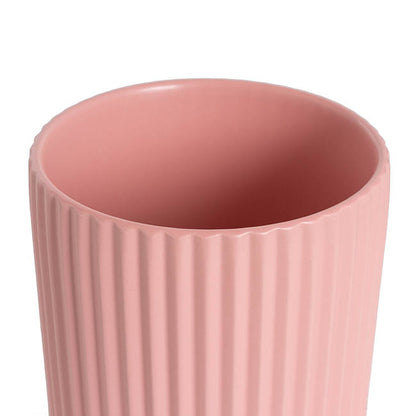 Ceramic Cyprus Vase Matte Light Pink (16DX17cmH)