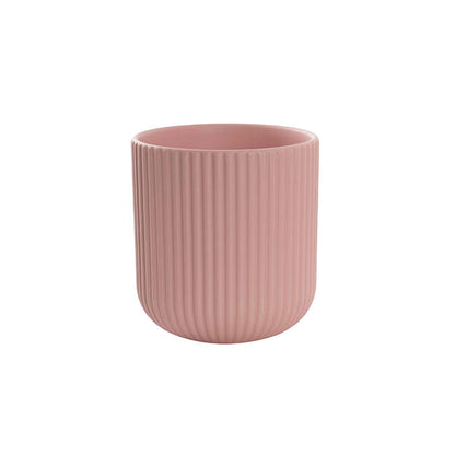Ceramic Cyprus Vase Matte Blush Pink (14DX15cmH)