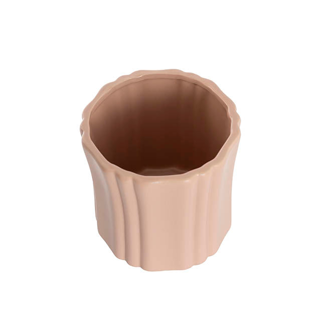 Ceramic Florence Vase Matte Pink (15Dx15cmH)