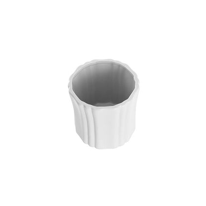 Ceramic Florence Vase Matte White (12Dx12.5cmH)