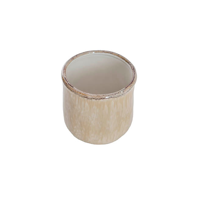 Ceramic Remy Beige Pot (12.5Dx12cmH)