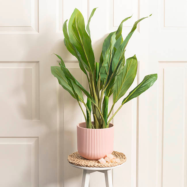 Ceramic Cyprus Vase Matte Blush Pink (22.5DX20cmH)