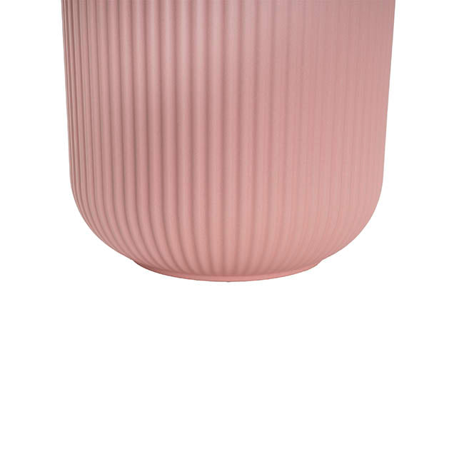 Ceramic Cyprus Vase Matte Blush Pink (22.5DX20cmH)