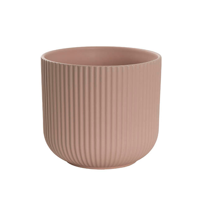 Ceramic Cyprus Vase Matte Nude (22.5DX20cmH)