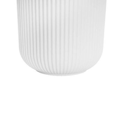 Ceramic Cyprus Vase Matte White (22.5DX20cmH)