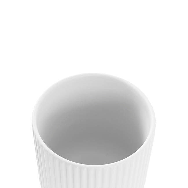 Ceramic Cyprus Vase Matte White (16DX26cmH)
