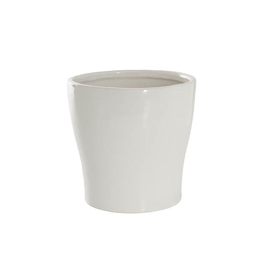 Ceramic Bondi Bravo Concial Pot White (16Dx16cmH)