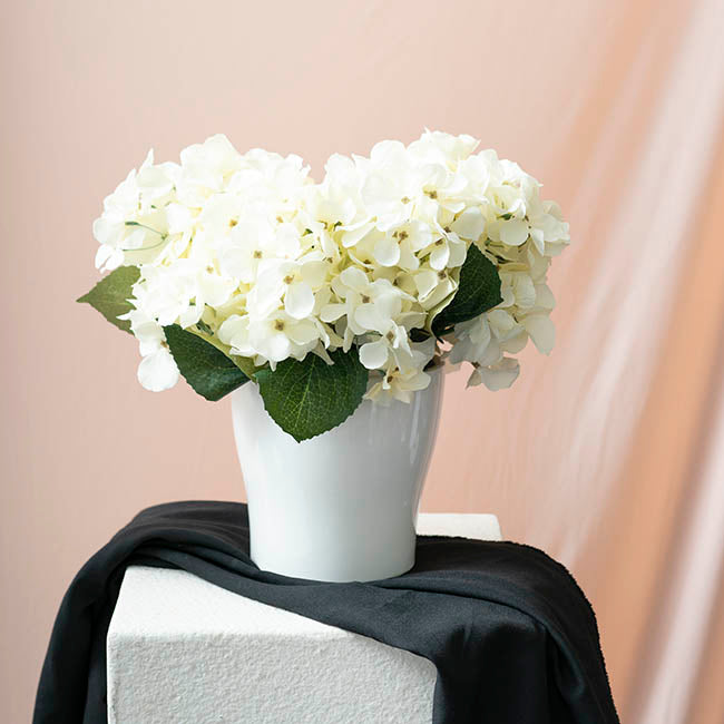 Ceramic Bondi Bravo Concial Pot White (16Dx16cmH)