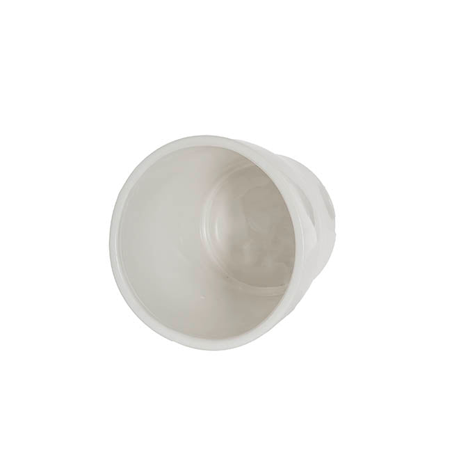 Ceramic Bondi Bravo Concial Pot White (16Dx16cmH)