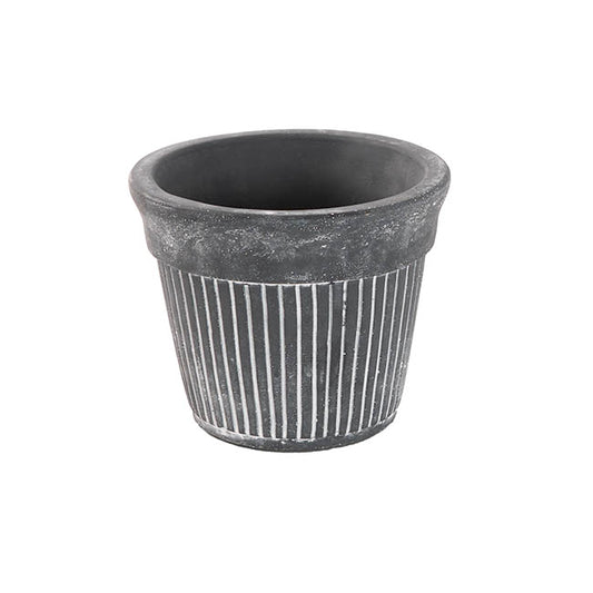 Cement Ember Pot Grey (8.5x13x10.5cmH)