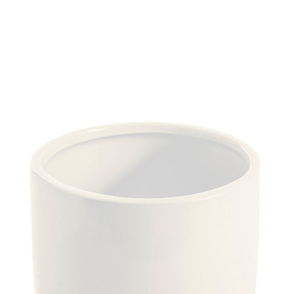 Ceramic Kyoto Pot Planter Glossy Off White (15.5cmx17.5cmH)
