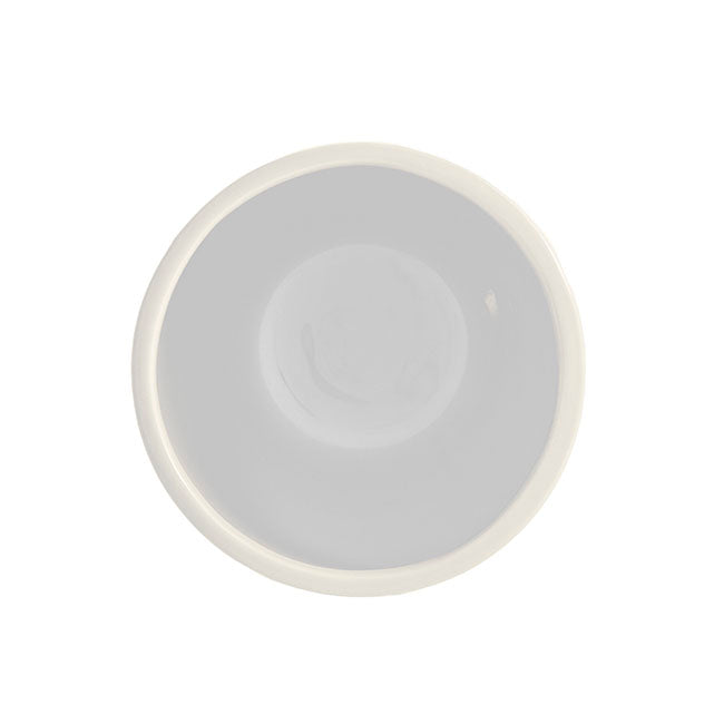 Ceramic Kyoto Pot Planter Glossy Off White (15.5cmx17.5cmH)