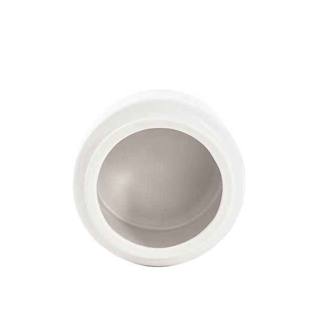 Ceramic Dimi Matte White Vase (17cmx20cmH)