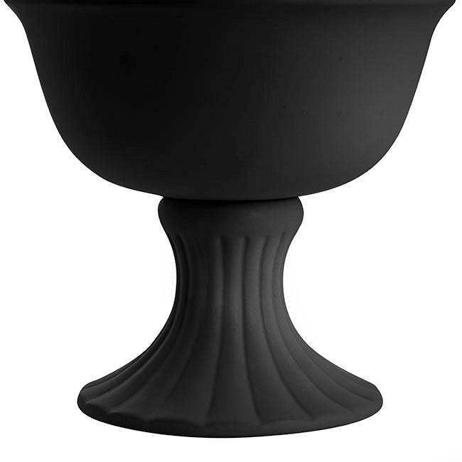 Ceramic Compote Charlotte Vases Black (16Dx15cmH)