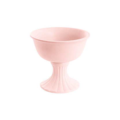 Ceramic Compote Charlotte Vases Light Pink (16Dx15cmH)
