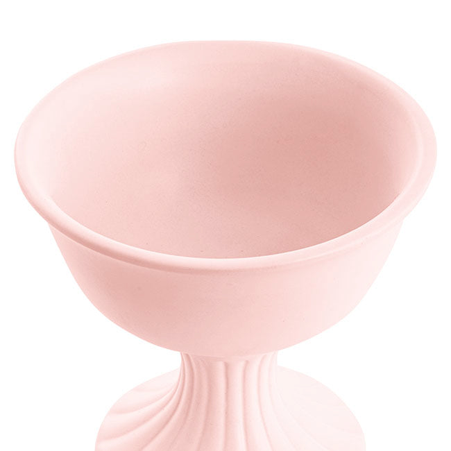Ceramic Compote Charlotte Vases Light Pink (16Dx15cmH)