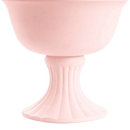 Ceramic Compote Charlotte Vases Light Pink (16Dx15cmH)