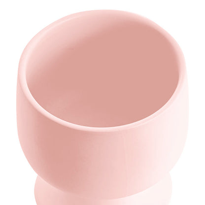 Ceramic Compote Isabella Vases Light Pink (13Dx15cmH)