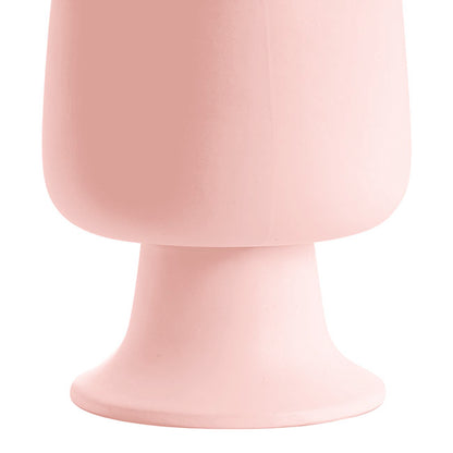 Ceramic Compote Isabella Vases Light Pink (13Dx15cmH)