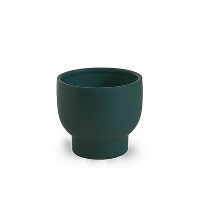 Ceramic Buffalo Pot Planter Matte Jasper (15.5cmx14cmH)