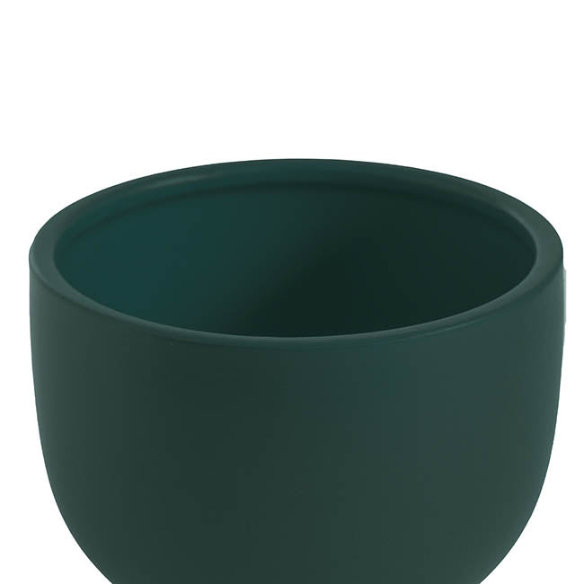 Ceramic Buffalo Pot Planter Matte Jasper (15.5cmx14cmH)