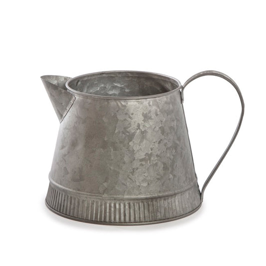 Logan Metal Watering Jug Zinc Silver (12Dx13cmH)