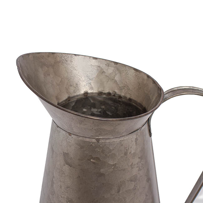 Tin Logan Rustic Metal Water Pitcher Copper (12Dx22cmH)