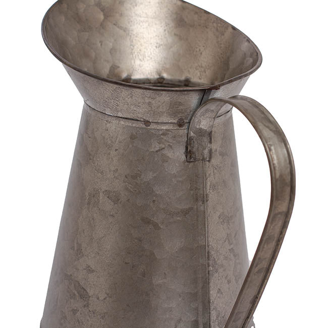 Tin Logan Rustic Metal Water Pitcher Copper (12Dx22cmH)