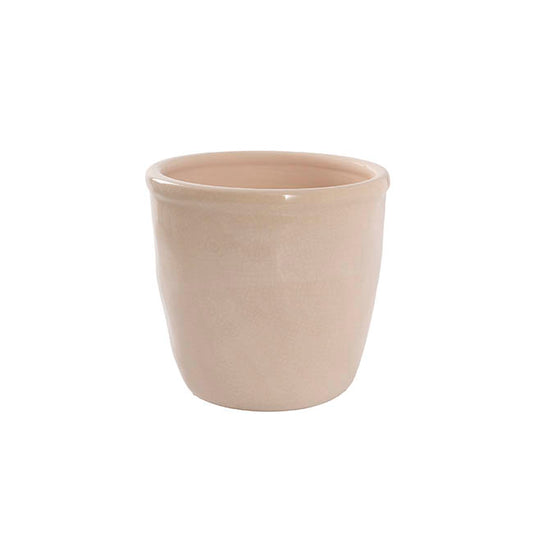 Ceramic Pot Planter White(14.5x14.5x13.5cmH)